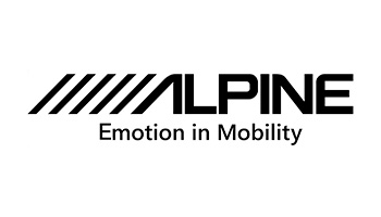 alpine-logo-gallery Alpine logo, representing Alpine car audio and in-dash entertainment systems with seamless smartphone integration.