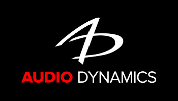 Audio Dynamics logo, representing precision-tuned car speakers and audiophile-grade audio components.